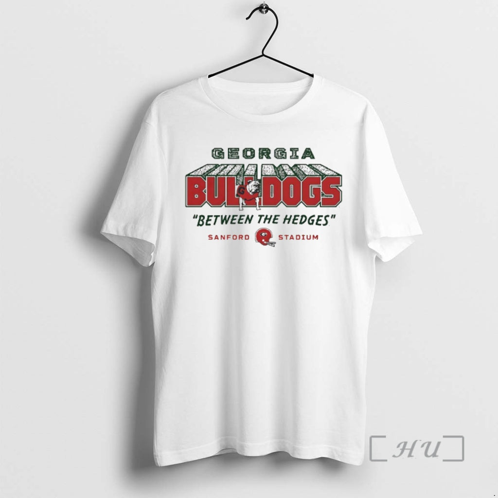 Officials Georgia Bulldogs Football Between The Hedges T-Shirts, Hoodie, Sweatshirt | TeeBloomCo.com