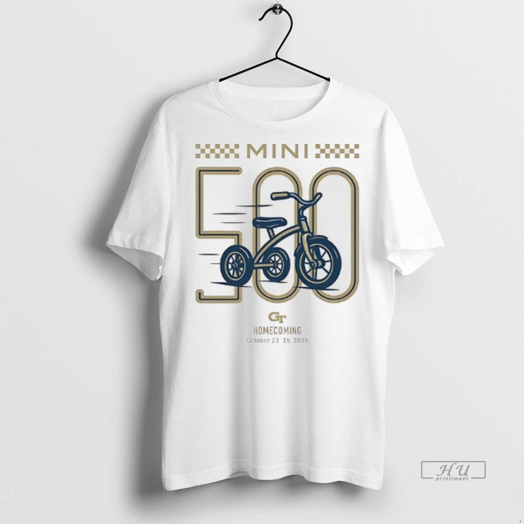 Officials Georgia Tech Mini 500 Homecoming 2025 Tee Shirt Sweater