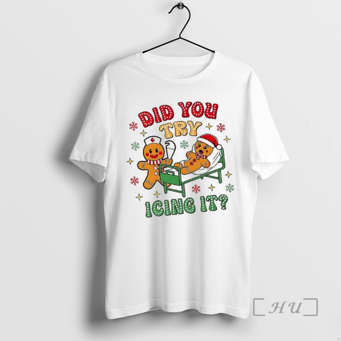 Officials Gingerbread Did You Try Icing It Christmas T-Shirts, Hoodie, Sweatshirt | TeeBloomCo.com