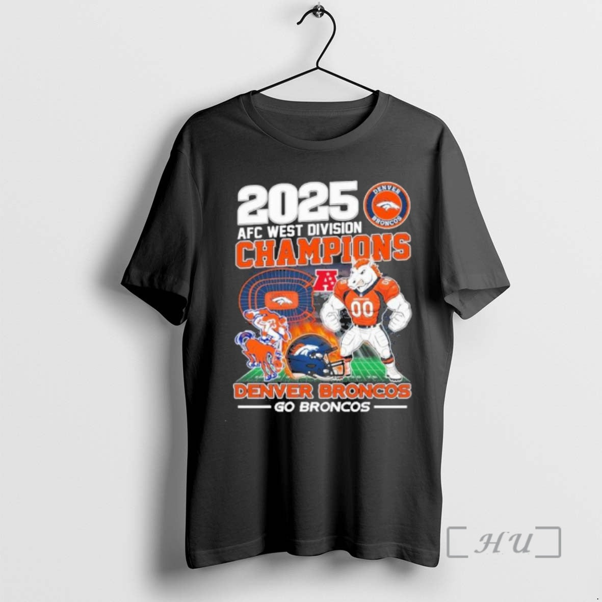 Officials Go Broncos 2025 Afc West Champions T-Shirts, Hoodie, Sweatshirt | TeeBloomCo.com