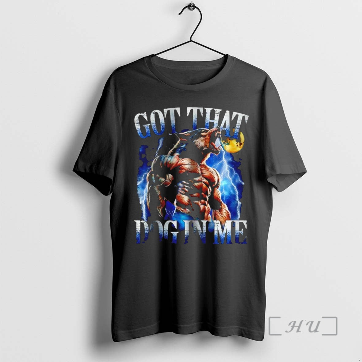 Officials Got That Dog In Me Wolf Lightning T-Shirts, Hoodie, Sweatshirt | TeeBloomCo.com