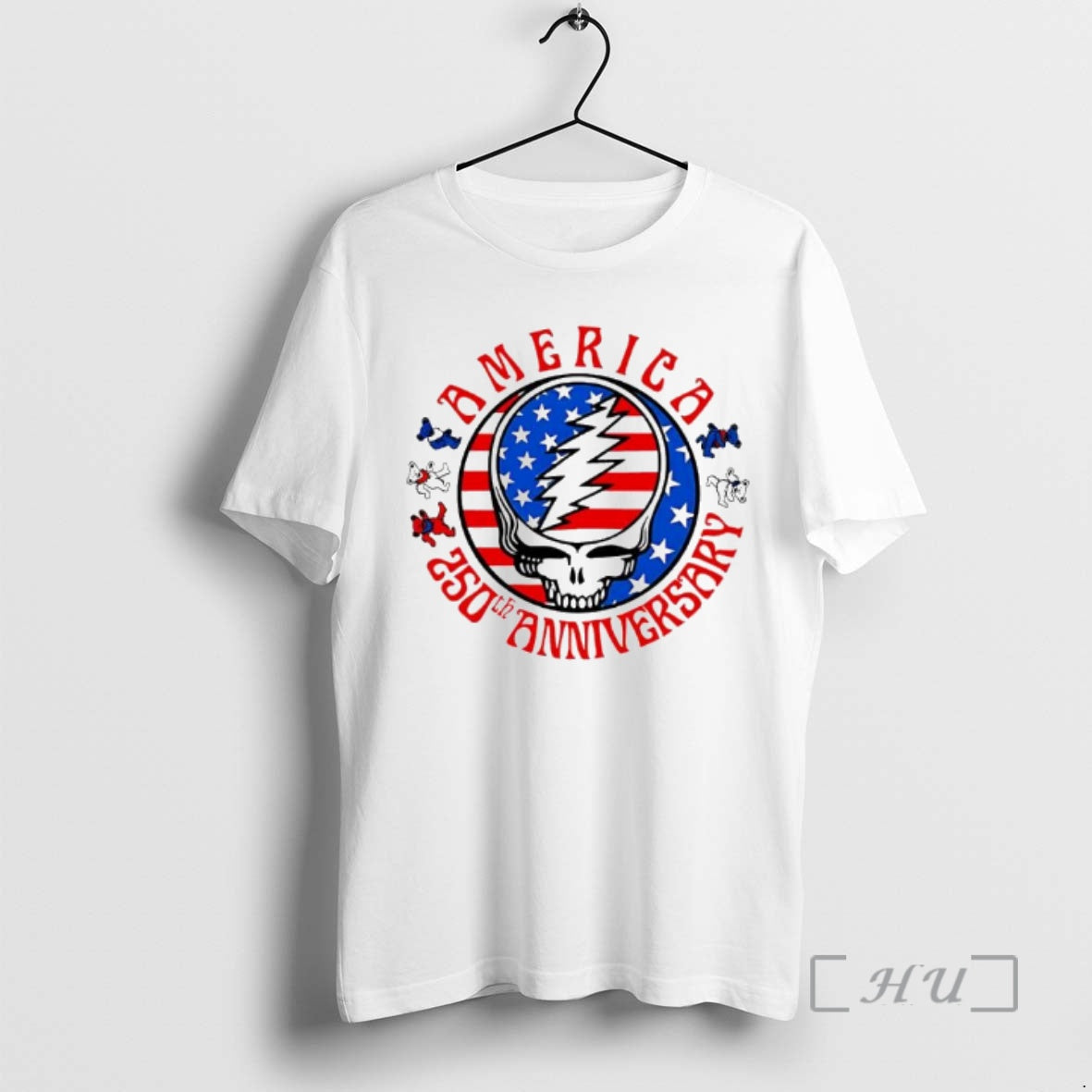 Officials Grateful Dead 250th Anniversary American Flag Steal Your Face T-Shirts, Hoodie, Sweatshirt | TeeBloomCo.com