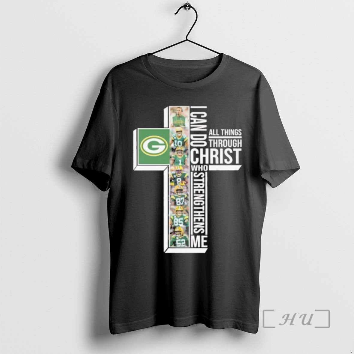 Officials Green Bay Packers I Can Do All Things Through Christ Who Strengthens Me Premium T-Shirts, Hoodie, Sweatshirt