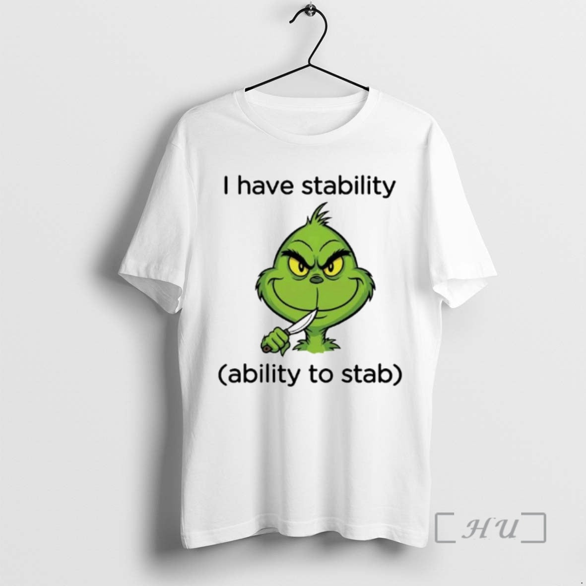 Officials Grinch I Have Stability Ability To Stab Ornaments T-Shirts, Hoodie, Sweatshirt | TeeBloomCo.com