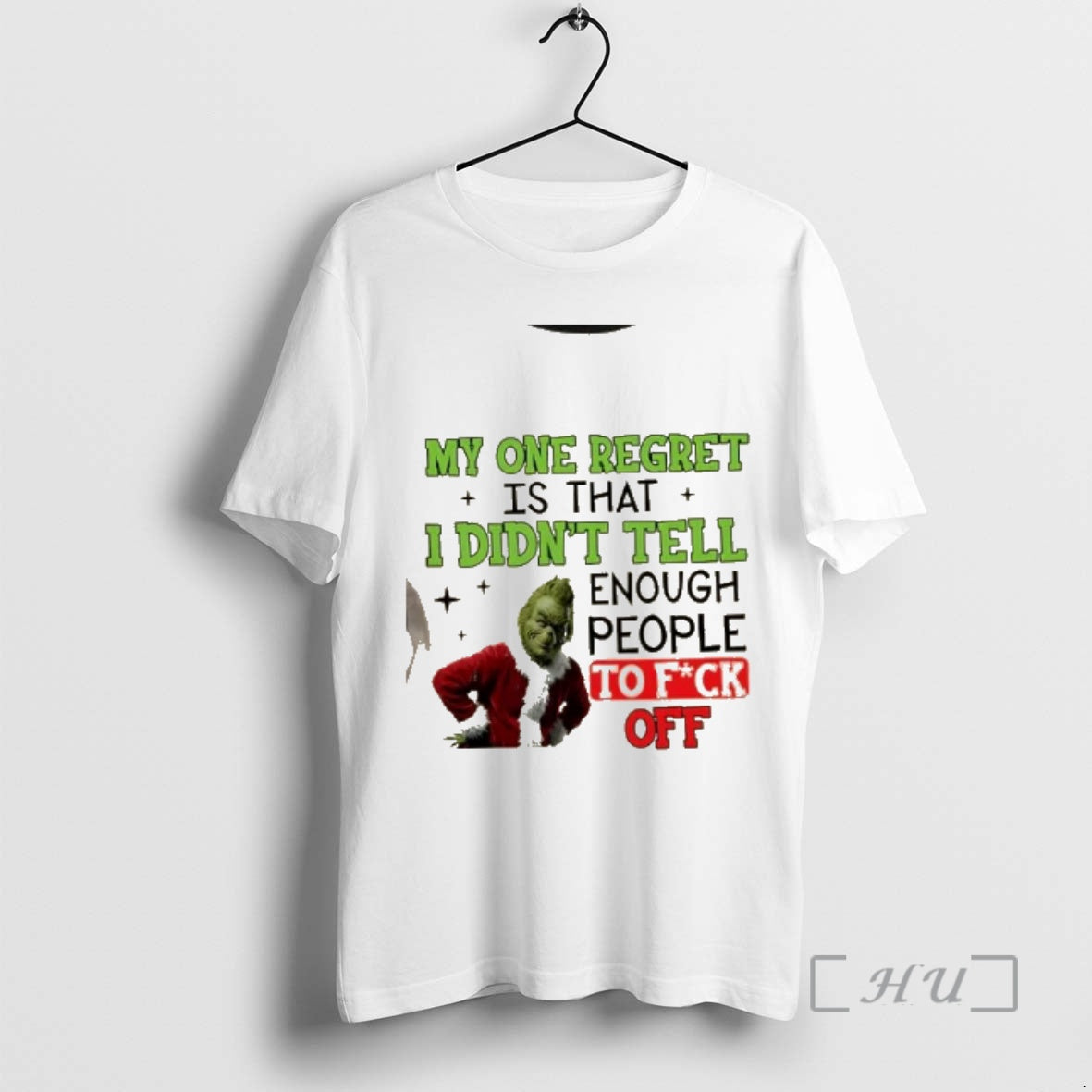 Officials Grinch My One Regret Is That I Didnt Tell Enough People To Fuck Off T-Shirts, Hoodie, Sweatshirt | TeeBloomCo.com