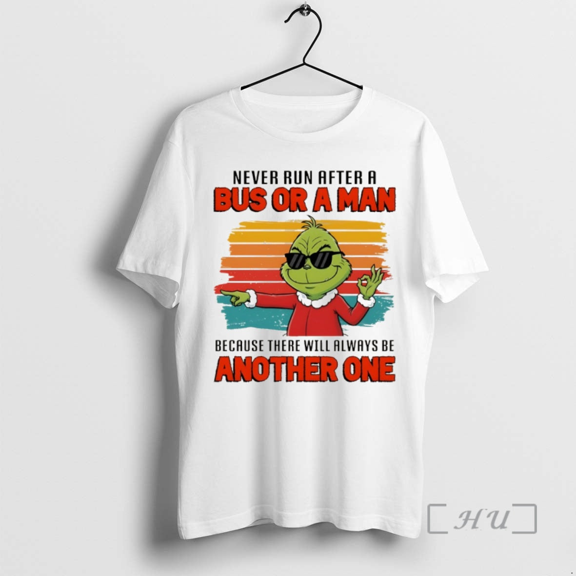 Officials Grinch Never Run After A Bus Or A Man Because There Will Always Be T-Shirts, Hoodie, Sweatshirt | TeeBloomCo.com