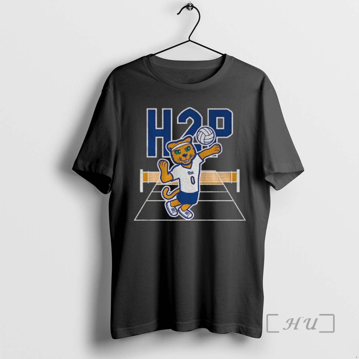 Officials H2p Pittsburgh Panthers Volleyball Mascot Logo T-Shirts, Hoodie, Sweatshirt | TeeBloomCo.com