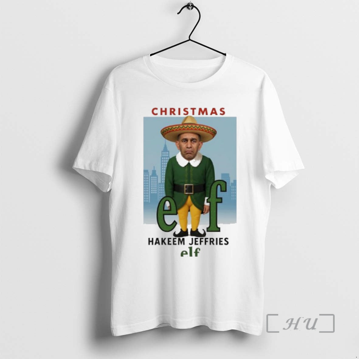 Officials Hakeem Jeffries Christmas Elf U S T-Shirts, Hoodie, Sweatshirt | TeeBloomCo.com