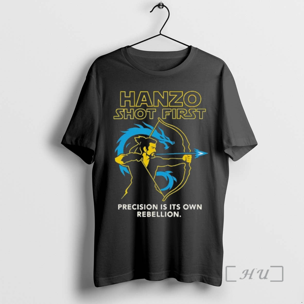 Officials Hanzo Shot First Precision Is Its Own Rebellion T-Shirts, Hoodie, Sweatshirt | TeeBloomCo.com
