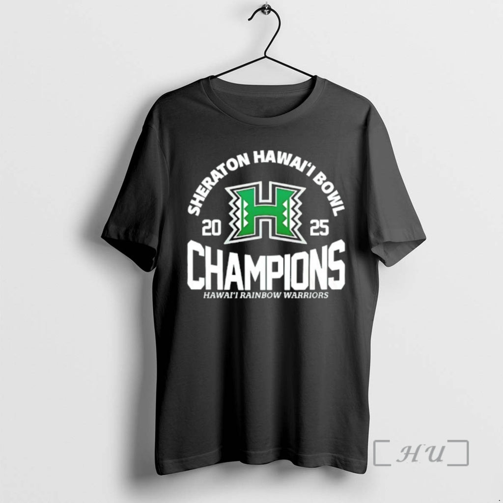 Officials Hawaii Rainbow Warriors 2025 Hawai Bowl Champions T-Shirts, Hoodie, Sweatshirt | TeeBloomCo.com