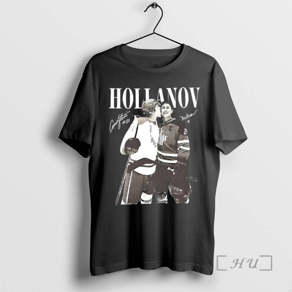 Officials Hollanov Ilya Rozanov Licking Face Shane Hollander Signature Woman T-Shirts, Hoodie, Sweatshirt | TeeBloomCo.com