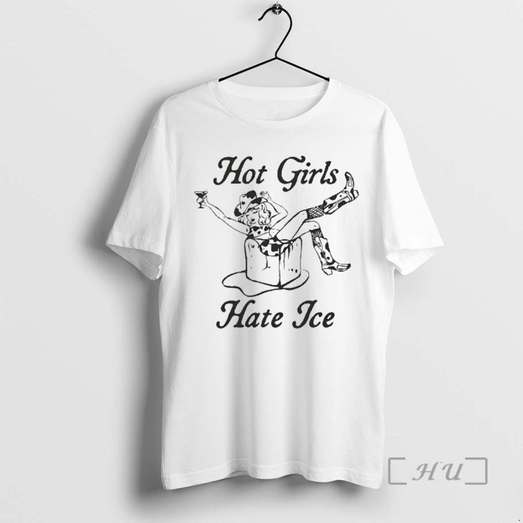 Officials Hot Girls Cowboy Hate Ice Graphic T-Shirts, Hoodie, Sweatshirt | TeeBloomCo.com