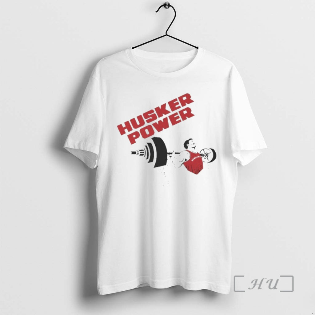 Officials Husker Power Logo Gym T-Shirts, Hoodie, Sweatshirt | TeeBloomCo.com