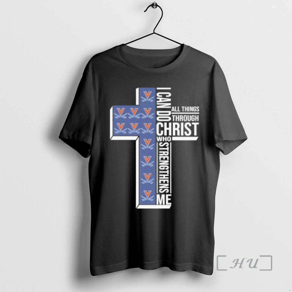 Officials I Can Do All Things Faith And Sports Virginia Cavaliers College Basketball Premium T-Shirts, Hoodie, Sweatshirt