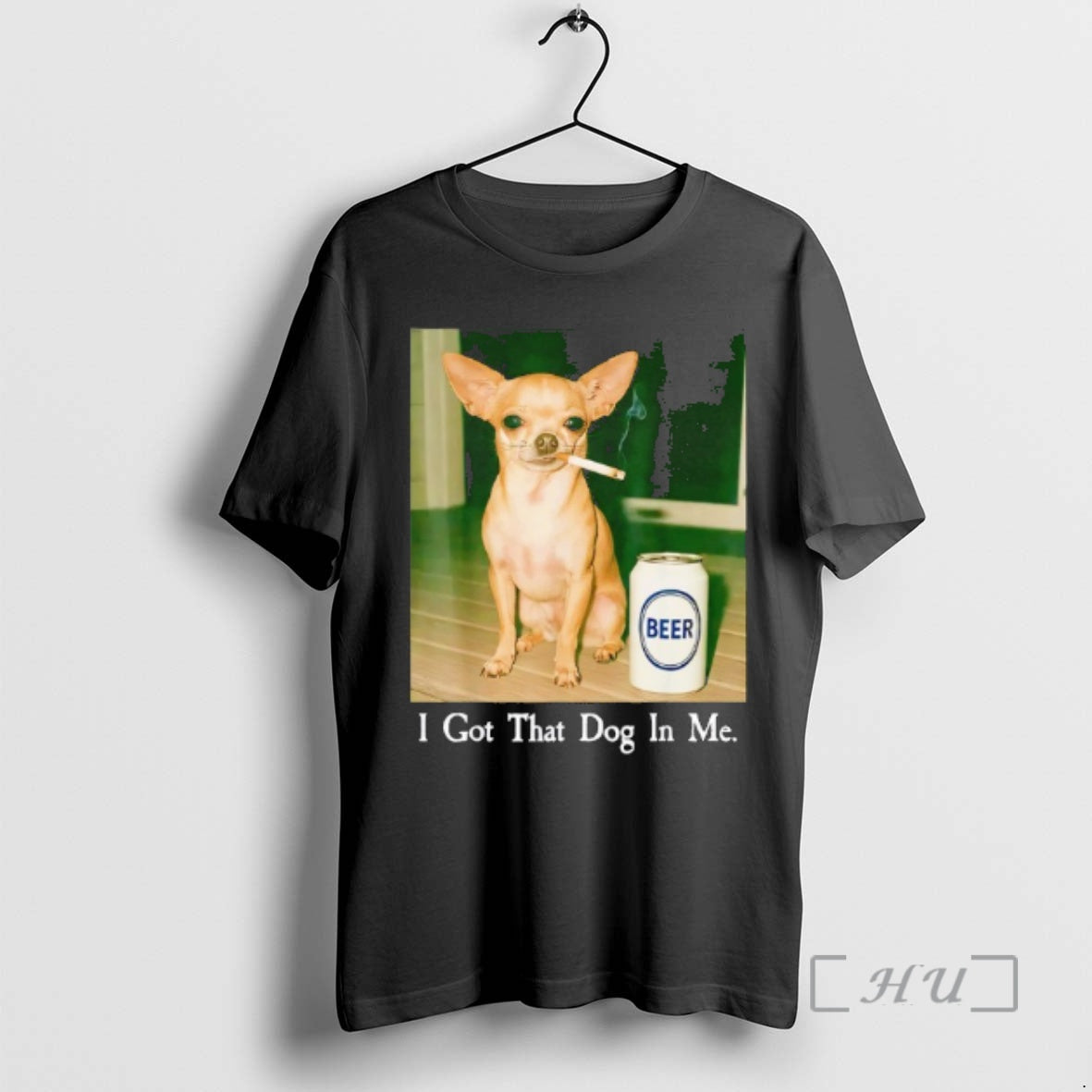 Officials I Got That Dog In Me Funny Chihuahua Smoking Beer Meme Premium T Shirts Hoodie, Sweatshirt | TeeBloomCo.com