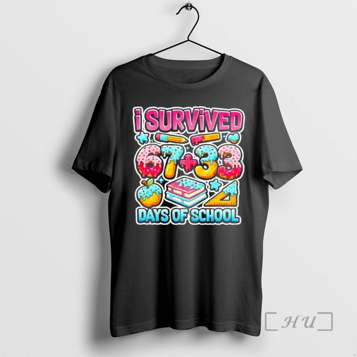 Officials I Survived 67 33 Days Of School 100 Days Of School 6 7 Meme T-Shirts, Hoodie, Sweatshirt | TeeBloomCo.com