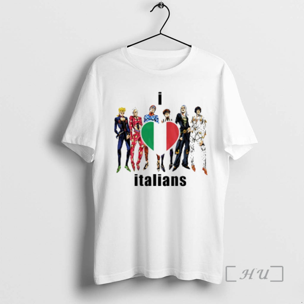 Officials I Love Italians Anime Flag T-Shirts, Hoodie, Sweatshirt | TeeBloomCo.com