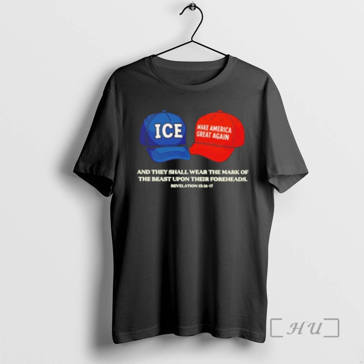 Officials Ice And Maga And They Shall Wear The Mark Of The Beast Upon Their T-Shirts, Hoodie, Sweatshirt | TeeBloomCo.com