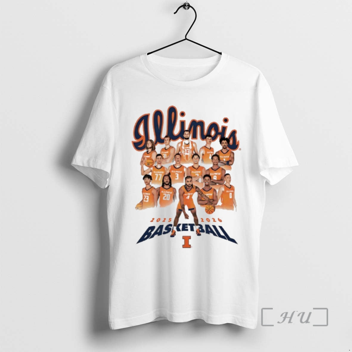 Officials Illinois Mens Basketball 2025 2026 Player Collage Vintage T-Shirts, Hoodie, Sweatshirt | TeeBloomCo.com