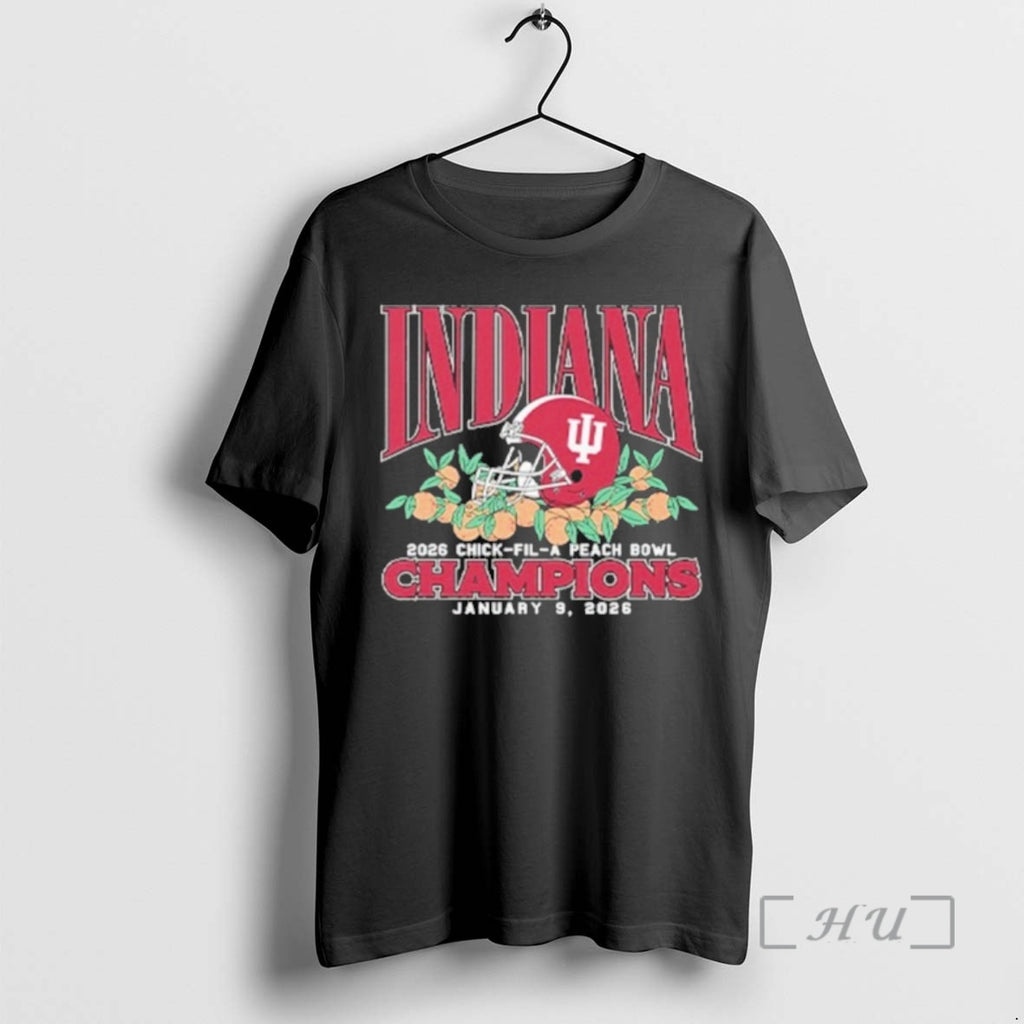 Officials Indiana 2026 Chick Fil A Peach Bowl Champions T-Shirts, Hoodie, Sweatshirt | TeeBloomCo.com