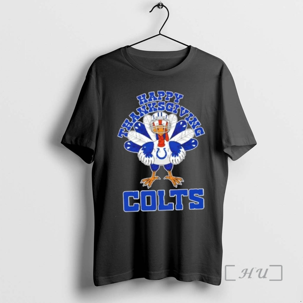 Officials Indianapolis Colts X Turkey Happy Thanksgiving T-Shirts, Hoodie, Sweatshirt | TeeBloomCo.com