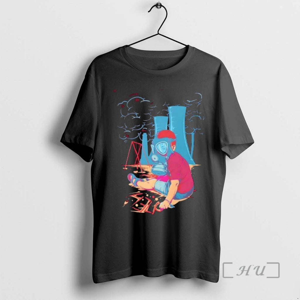 Officials Innocence Lost Child In Gas Mask Cartoon T-Shirts, Hoodie, Sweatshirt | TeeBloomCo.com