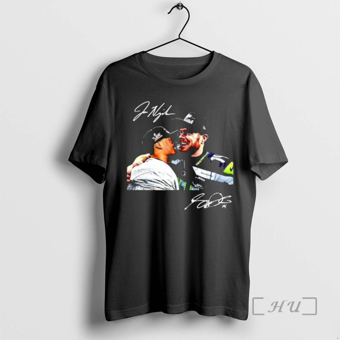 Officials Jsn Sam Darnold Dynamic Duo Nfc Champions T-Shirts, Hoodie, Sweatshirt | TeeBloomCo.com