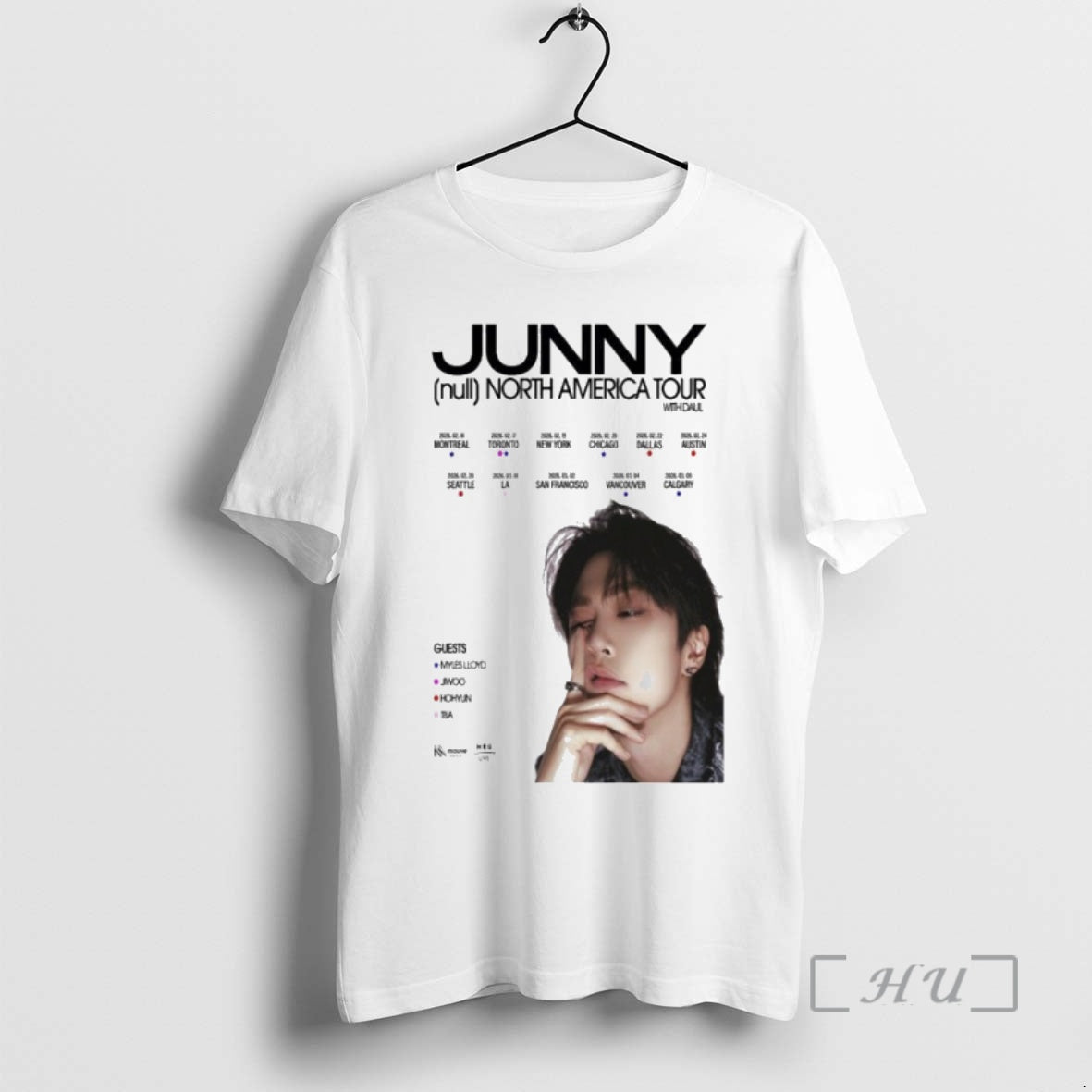 Officials Junny North America Tour 2026 T-Shirts, Hoodie, Sweatshirt | TeeBloomCo.com