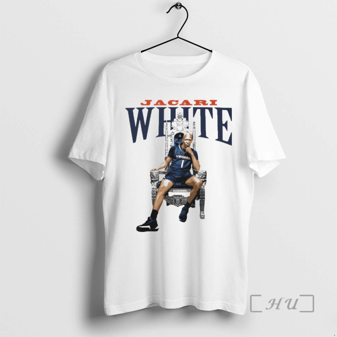 Officials Jacari White Virginia Cavaliers Basketball Portrait T-Shirts, Hoodie, Sweatshirt | TeeBloomCo.com
