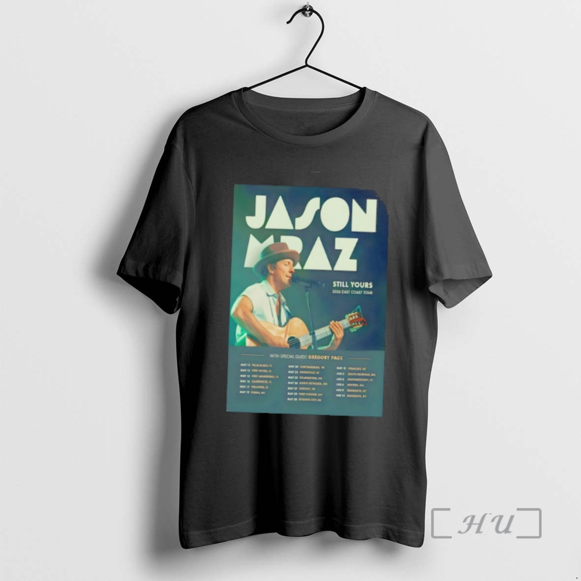 Officials Jason Mraz 2026 East Coast Tour T-Shirts, Hoodie, Sweatshirt | TeeBloomCo.com