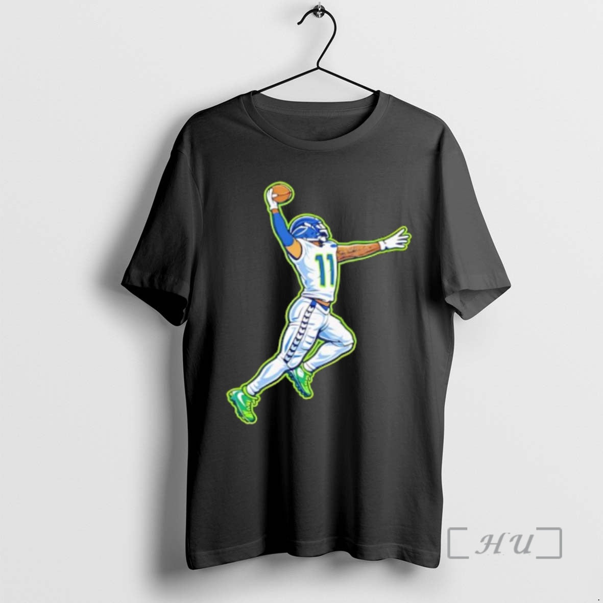 Officials Jaxon Smith Njigba Seahawks Slam Dunk Touchdown Celebration T-Shirts, Hoodie, Sweatshirt | TeeBloomCo.com