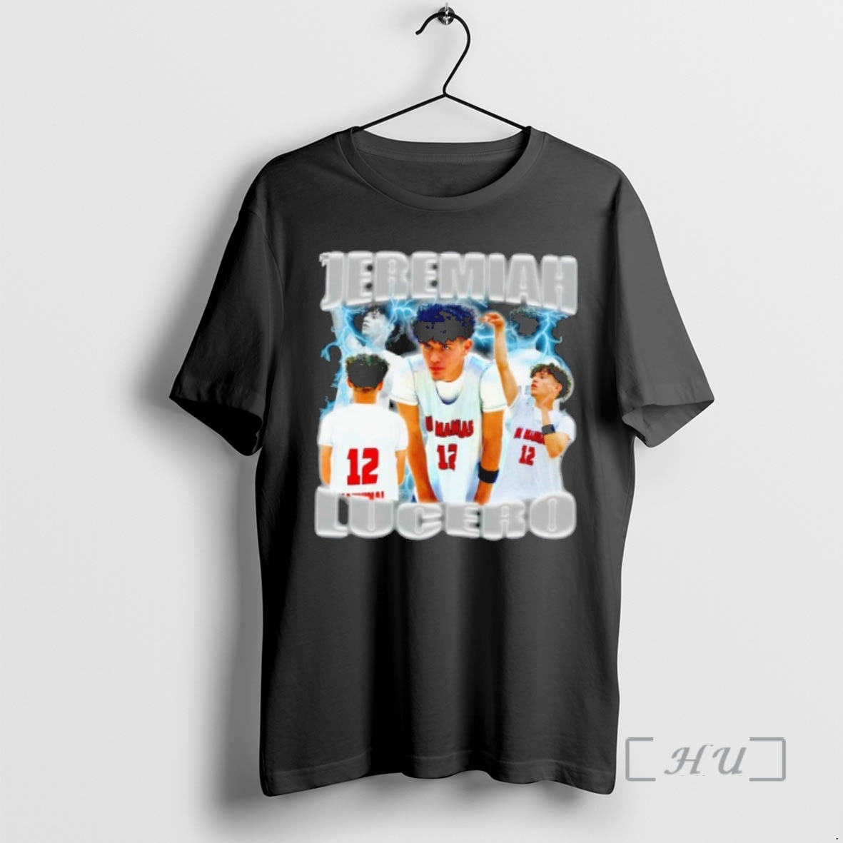 Officials Jeremiah Lucero Basketball Lightning Graphic T-Shirts, Hoodie, Sweatshirt | TeeBloomCo.com