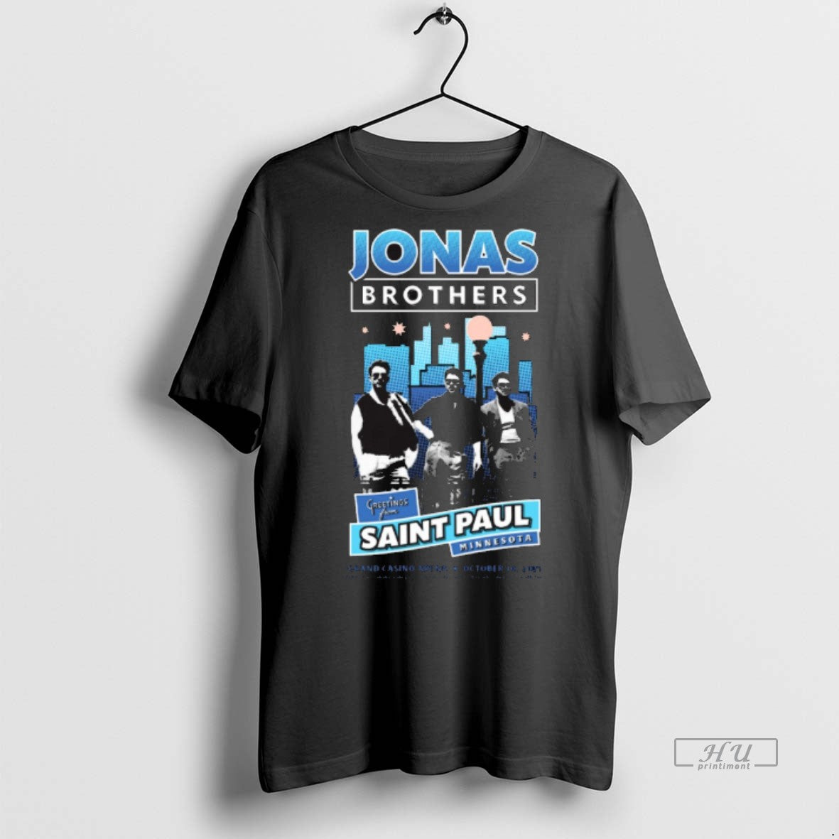 Officials Jonas Brother Greetings From Saint Paul Minnesota Grand Casino Arena October 10 2025 Tee