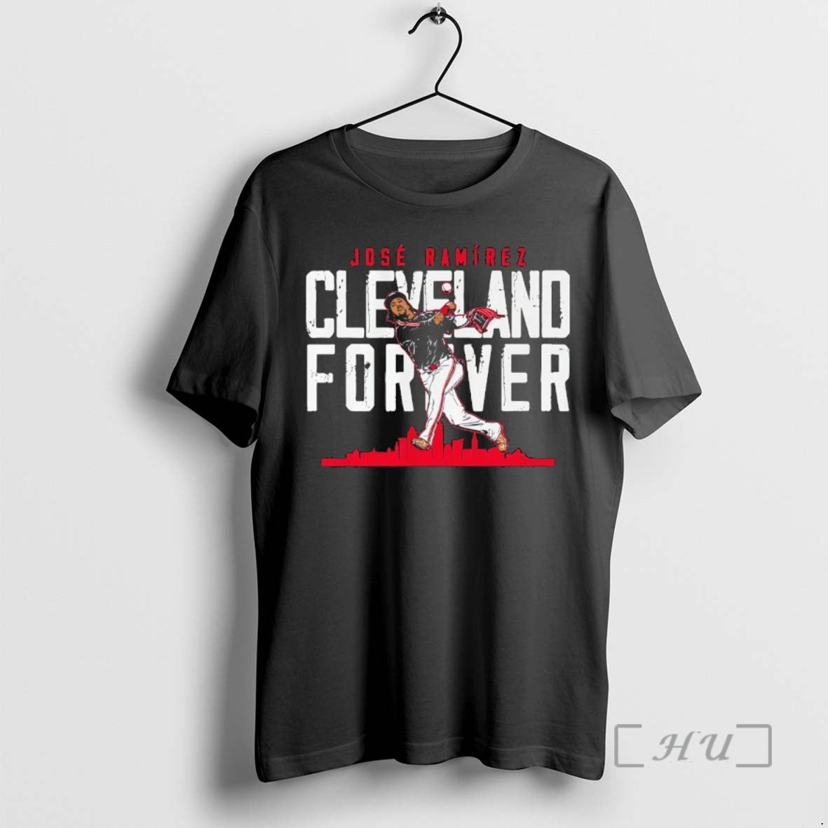 Officials Jose Ramirez Cleveland Forever Cleveland Guardians Baseball Skyline T-Shirts, Hoodie, Sweatshirt | TeeBloomCo.com