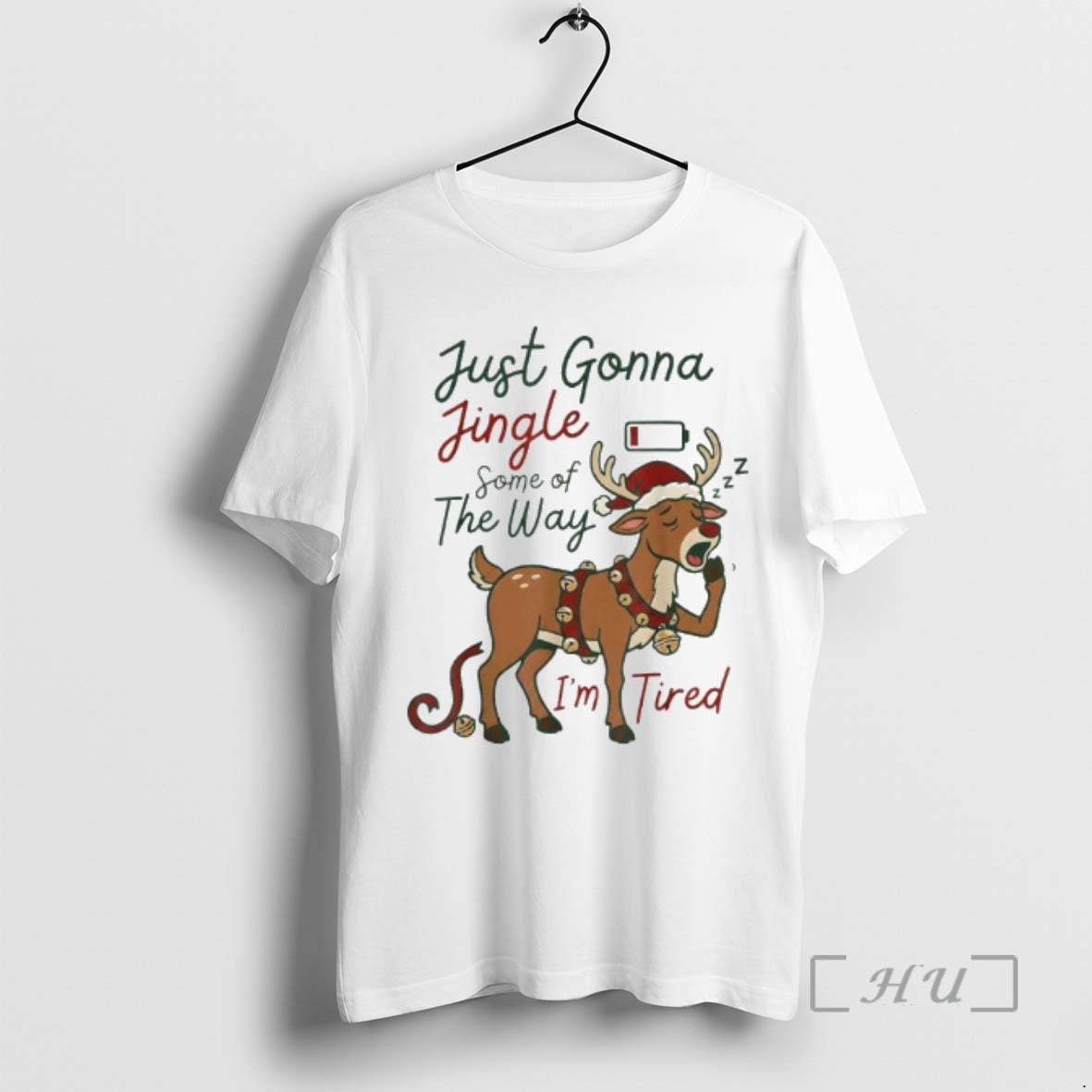 Officials Just Gonna Jingle Some Of The Way Im Tired Reindeer Christmas Premium T Shirts Hoodie, Sweatshirt | TeeBloomCo.com