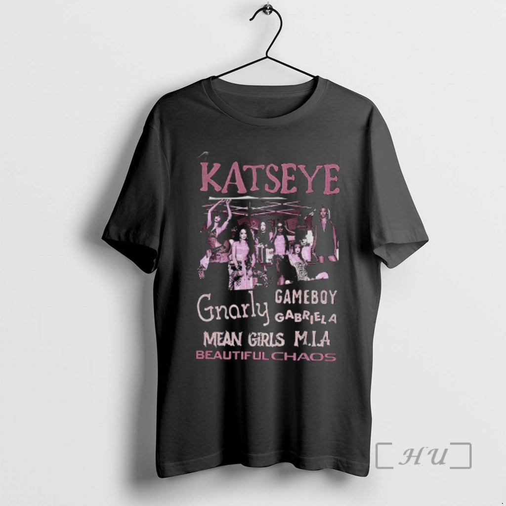 Officials Katseye Beautiful Chaos Kpop Music Fan T-Shirts, Hoodie, Sweatshirt | TeeBloomCo.com