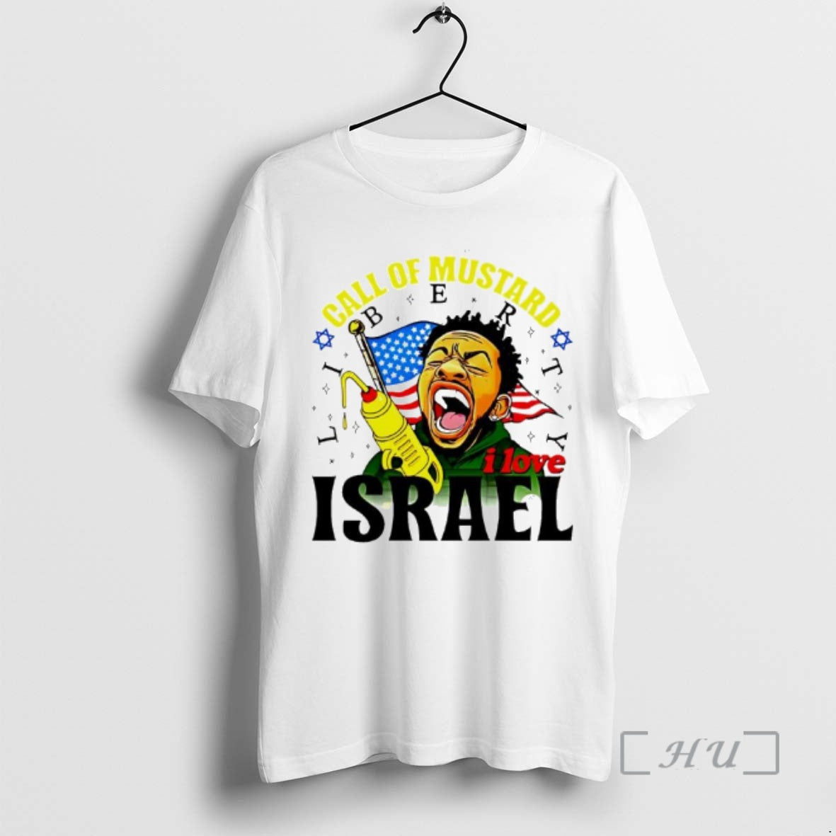 Officials Kendrick Call Of Mustard I Love Israel Graphic T-Shirts, Hoodie, Sweatshirt | TeeBloomCo.com