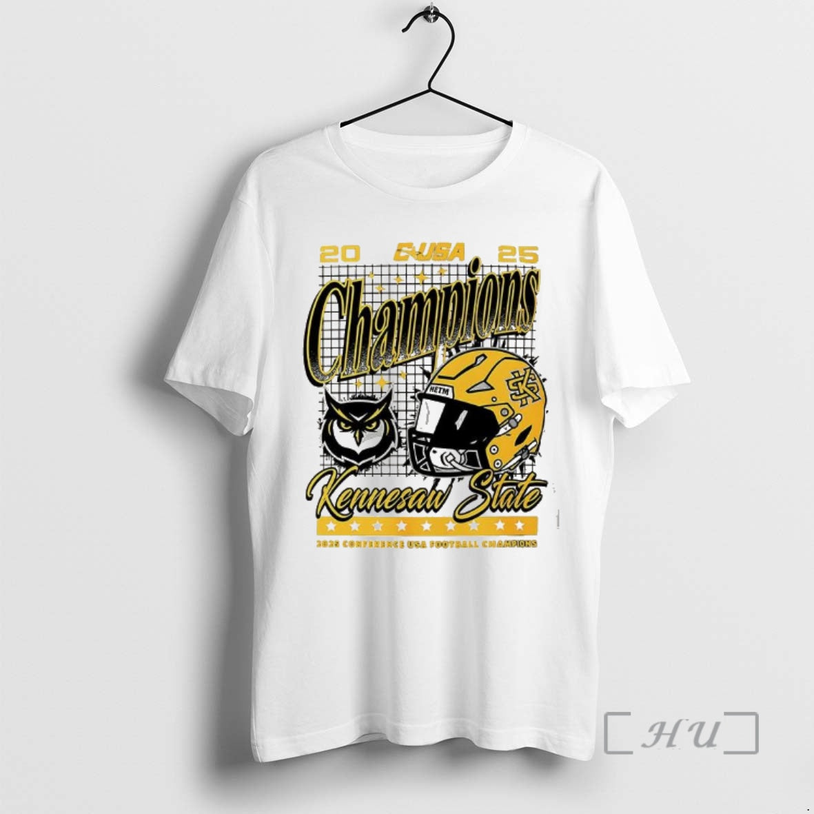 Officials Kennesaw State Owls 2025 C Usa Football Champions Logo T-Shirts, Hoodie, Sweatshirt | TeeBloomCo.com
