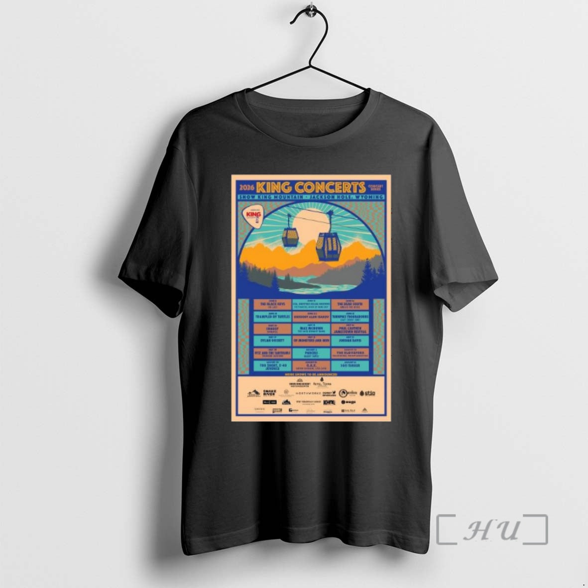 Officials King Concerts 2026 Snow King Mountain Jackson Hole Wyoming T-Shirts, Hoodie, Sweatshirt | TeeBloomCo.com