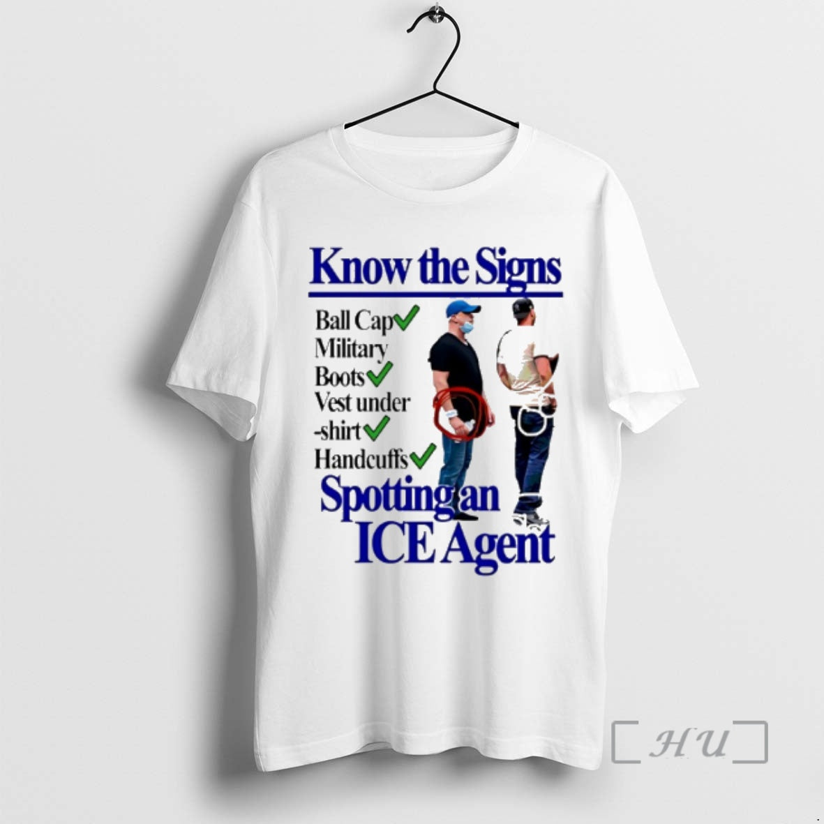 Officials Know The Signs Spotting An Ice Agent Graphic T-Shirts, Hoodie, Sweatshirt | TeeBloomCo.com