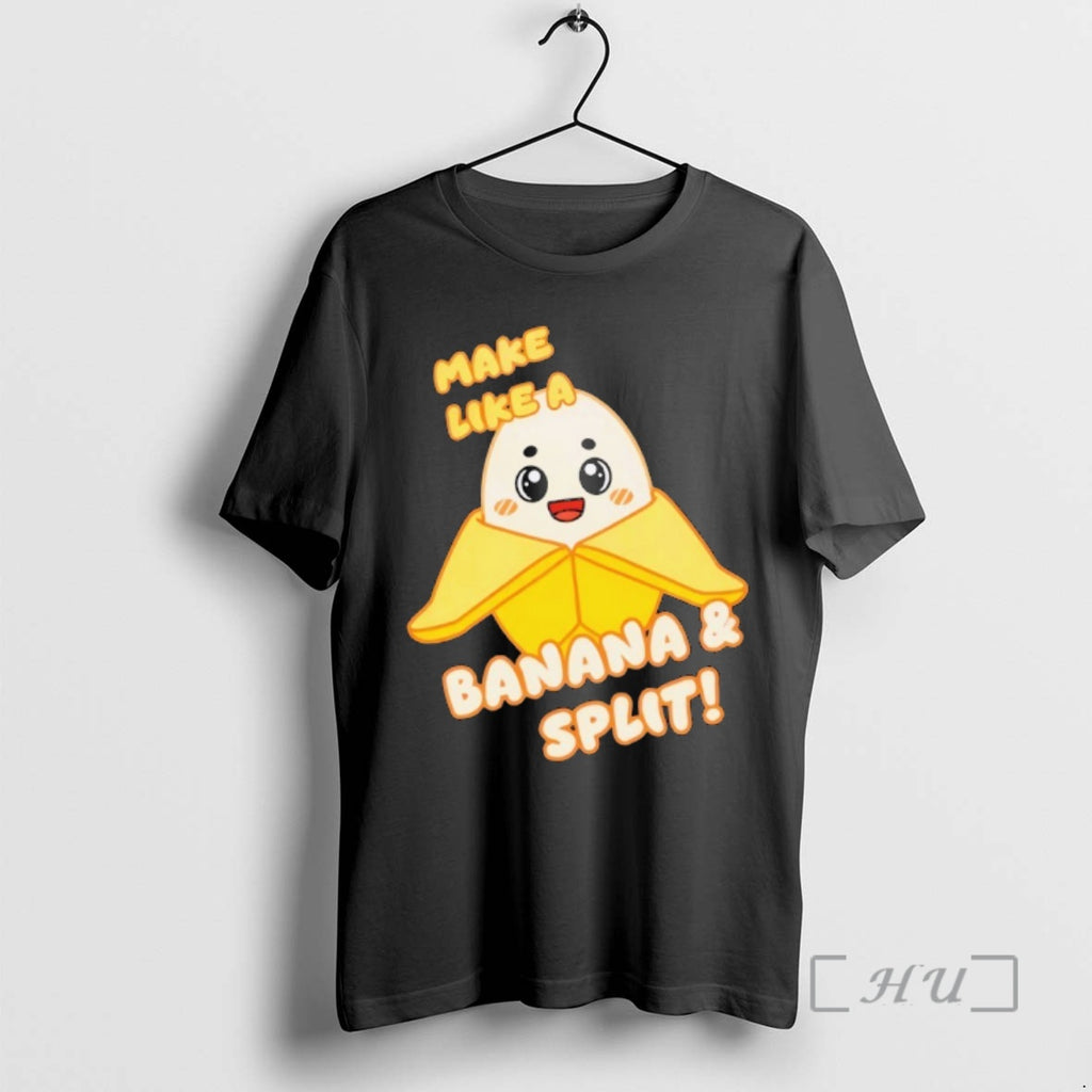 Officials Lankybox Banany Make Like A Banana Split T-Shirts, Hoodie, Sweatshirt | TeeBloomCo.com