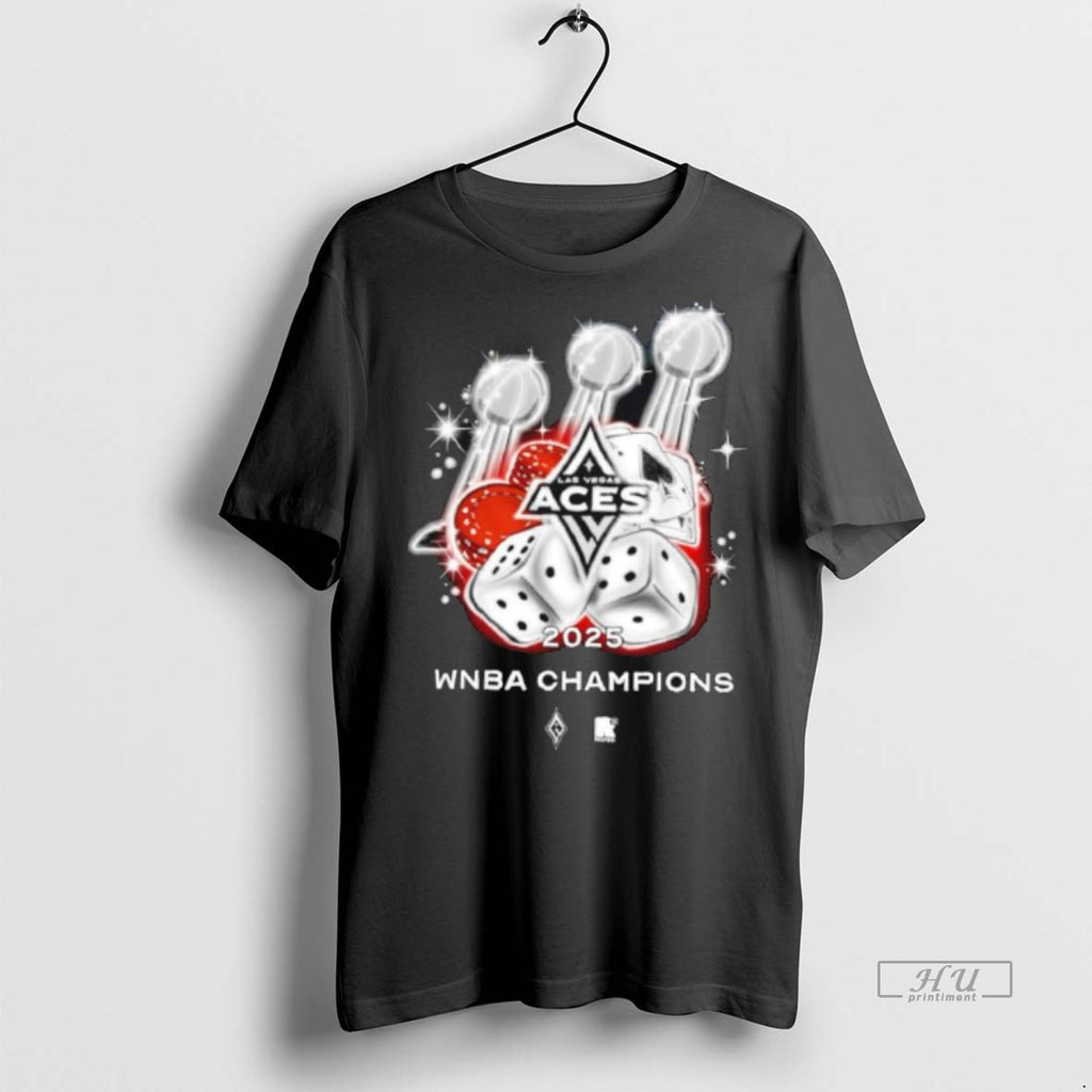 Officials Las Vegas Aces 2025 Three Time Wnba Champions Tee Shirt Sweater
