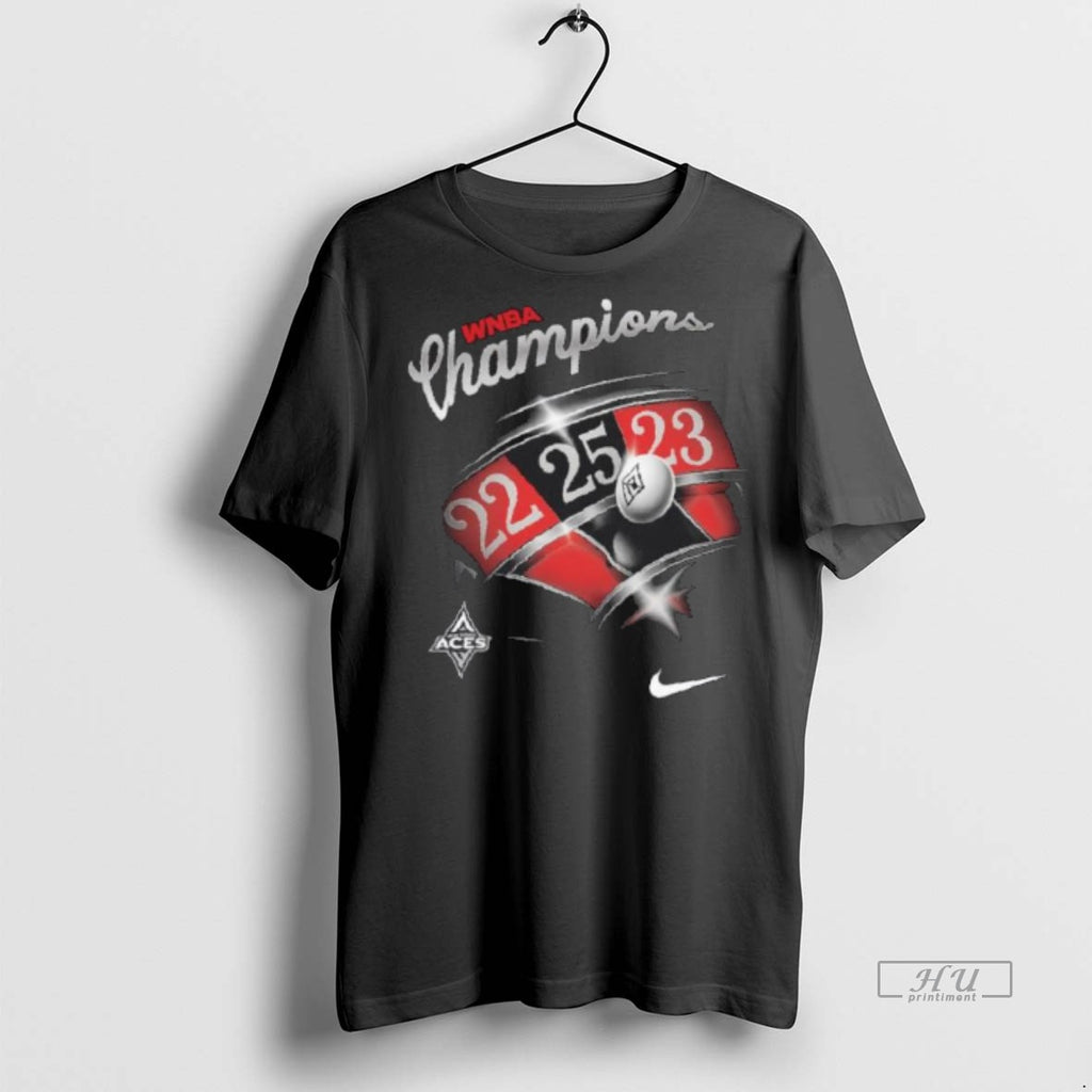 Officials Las Vegas Aces 2025 Wnba 3x Champs Poker Tee Shirt Sweater