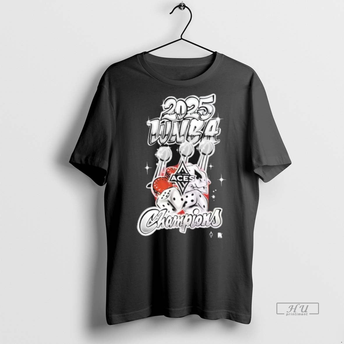 Officials Las Vegas Aces 2025 Wnba Finals Champions Graffiti Trophies Tee Shirt Sweater