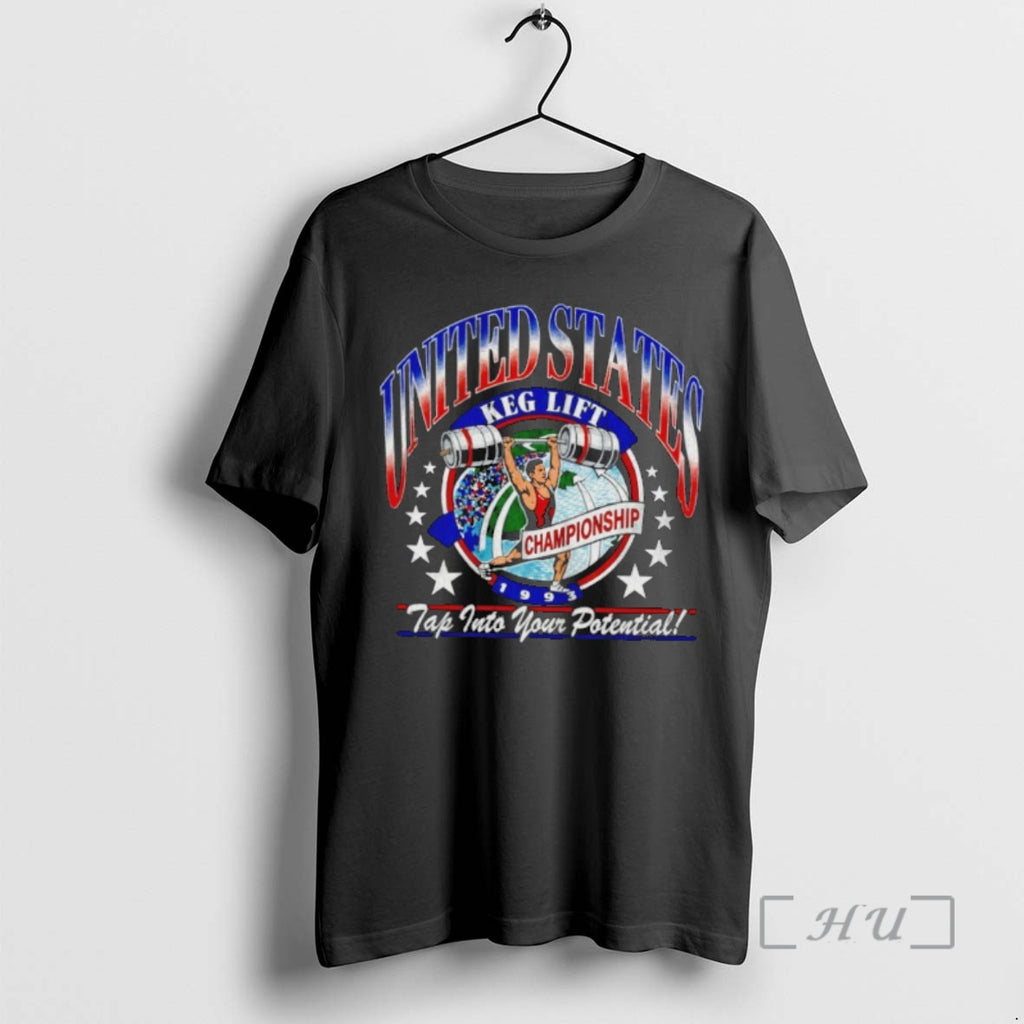 Officials Led State Keg Lift Championship 1993 Tap Into Your Potential Premium T Shirts Sweater Hoodie, Sweatshirt