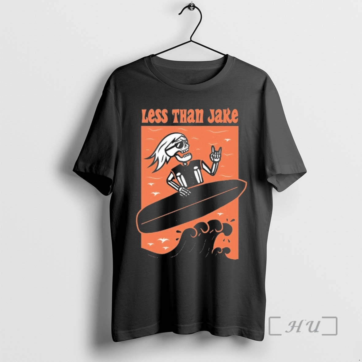 Officials Less Than Jake Surfer Dude Skeleton T-Shirts, Hoodie, Sweatshirt | TeeBloomCo.com
