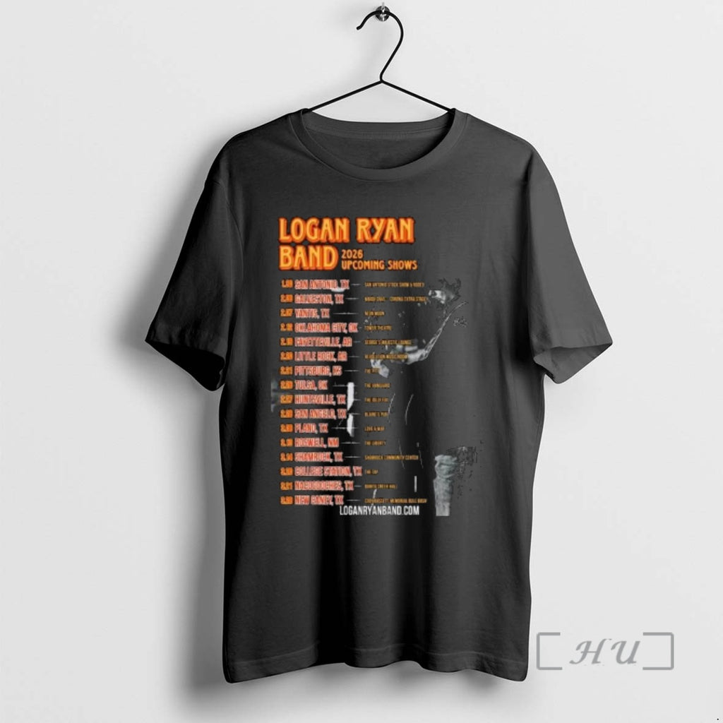 Officials Logan Ryan Band 2026 Upcoming Shows T-Shirts, Hoodie, Sweatshirt | TeeBloomCo.com