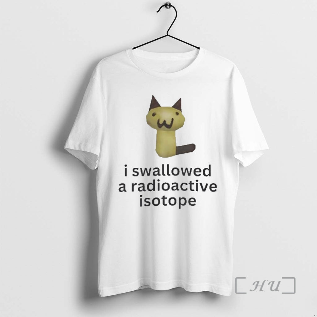 Officials Low Poly Cat I Swallowed A Radioactive Isotope T-Shirts, Hoodie, Sweatshirt | TeeBloomCo.com
