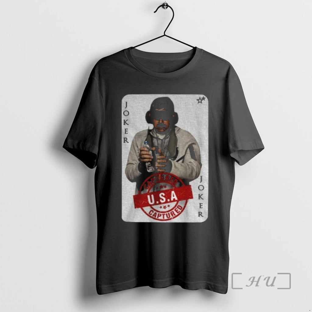 Officials Maduro Captured 2026 Joker Card Venezuela Libre Captured T-Shirts, Hoodie, Sweatshirt | TeeBloomCo.com