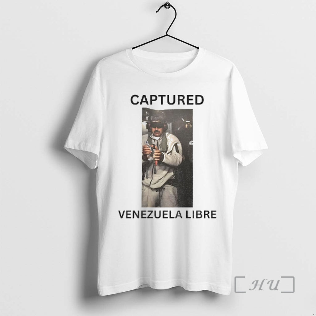 Officials Maduro Captured Captured Venezuela Libre T-Shirts, Hoodie, Sweatshirt | TeeBloomCo.com